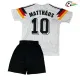 MATTHÄUS 10 Alemania Camisola Qualidade Premium Local Primeiro Kit 1990 Retro (Camisola + Calções) Branco/Preto MATTHÄUS 10 Alemania Camisola Qualidade Premium Local Primeiro Kit 1990 Retro (Camisola + Calções) Branco/Preto