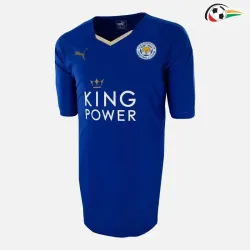 VARDY 9 Leicester City Equipacione Baratas Local 2015/16 Retro Classicas Azul