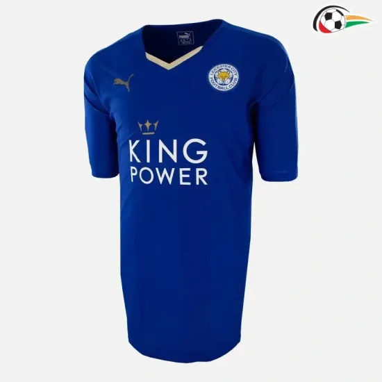 VARDY 9 Leicester City Equipacione Baratas Local 2015/16 Retro Classicas Azul