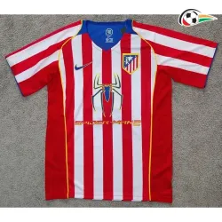 Camiseta F.TORRES 9 Atlético de Madrid Replicas Home Primeiro Kit 2004/05 Classicas Vermelho/Branco
