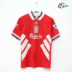 Camisola McMANAMAN 17 Liverpool Qualidade Premium Local 1993/95 Retro Vermelho/Branco