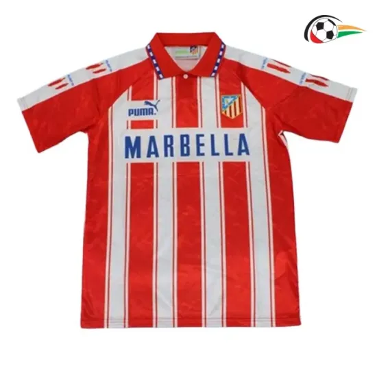 Equipacione SIMEONE 14 Atlético de Madrid Baratas Primeiro Kit 1994/95 Retro Classicas Vermelho/Branco Equipacione SIMEONE 14 Atlético de Madrid Baratas Primeiro Kit 1994/95 Retro Classicas Vermelho/Branco