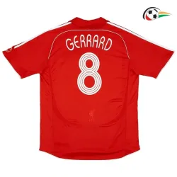 GERRARD 8 Liverpool Equipacione Qualidade AAA Local Primeiro Kit 2006/08 Retro Classicas Vermelho