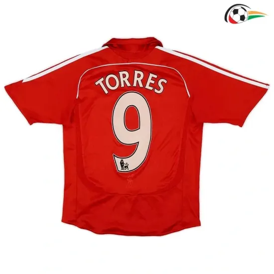 TORRES 9 Liverpool Camiseta Qualidade TAILANDESA Home Primeiro Kit 2006/08 Classicas Vermelho TORRES 9 Liverpool Camiseta Qualidade TAILANDESA Home Primeiro Kit 2006/08 Classicas Vermelho