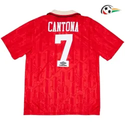 Camiseta CANTONA 7 Manchester United Qualidade TAILANDESA Home Primeiro Kit 1993/94 Classicas Vermelho
