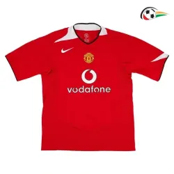 RONALDO 7 Manchester United Equipacione Futebol Local 2005/06 Retro Classicas Vermelho