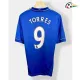 Camisa TORRES 9 Chelsea Futebol Local Primeiro Kit 2012/13 Vintage Azul