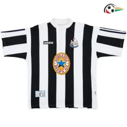 Camiseta SHEARER 9 Newcastle United Qualidade Premium Local 1995/97 Classicas Preto/Branco