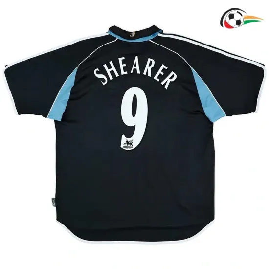 Camisola SHEARER 9 Newcastle United Qualidade TAILANDESA Away 2000/01 Retro Preto Camisola SHEARER 9 Newcastle United Qualidade TAILANDESA Away 2000/01 Retro Preto