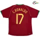 Equipacione C.RONALDO 17 Portugal Futebol Primeiro Kit 2006 Retro Classicas Vermelho
