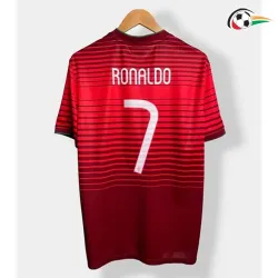 RONALDO 7 Portugal Camiseta Qualidade TAILANDESA Home Primeiro Kit 2014 Classicas Vermelho