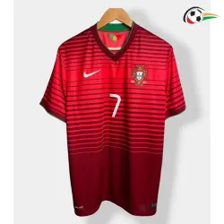 RONALDO 7 Portugal Camiseta Qualidade TAILANDESA Home Primeiro Kit 2014 Classicas Vermelho