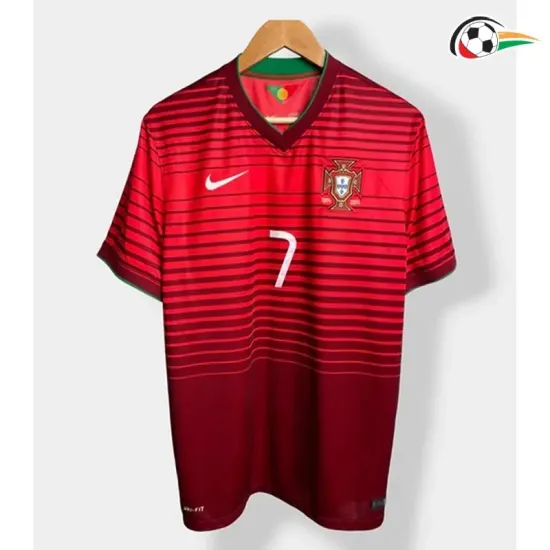 RONALDO 7 Portugal Camiseta Qualidade TAILANDESA Home Primeiro Kit 2014 Classicas Vermelho RONALDO 7 Portugal Camiseta Qualidade TAILANDESA Home Primeiro Kit 2014 Classicas Vermelho