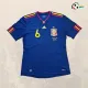 Camisa A.INIESTA 6 España Baratas Visitante Segundo Kit 2010 Vintage Azul
