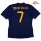 Camiseta DAVID VILLA 7 España Qualidade TAILANDESA Away 2010 Classicas Azul Camiseta DAVID VILLA 7 España Qualidade TAILANDESA Away 2010 Classicas Azul