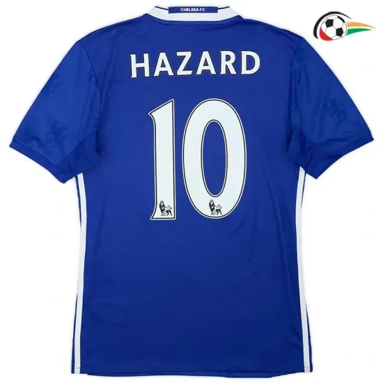 Camiseta HAZARD 10 Chelsea Replicas Home Primeiro Kit 2016/17 Classicas Azul Camiseta HAZARD 10 Chelsea Replicas Home Primeiro Kit 2016/17 Classicas Azul