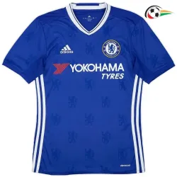 Camiseta HAZARD 10 Chelsea Replicas Home Primeiro Kit 2016/17 Classicas Azul