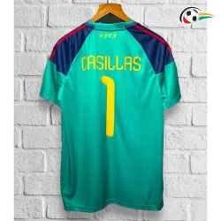 Equipacione CASILLAS 1 España Qualidade AAA do Guarda-Redes 2010 Retro Classicas Verde
