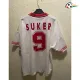 SUKER 9 Sevilla Camisa Qualidade AAA Primeiro Kit 1994/96 Vintage Branco/Vermelho