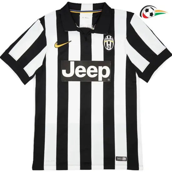 Camisa POGBA 6 Juventus Qualidade AAA Primeiro Kit 2014/15 Vintage Preto/Branco Camisa POGBA 6 Juventus Qualidade AAA Primeiro Kit 2014/15 Vintage Preto/Branco