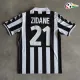 Camiseta ZIDANE 21 Juventus Qualidade Premium Home 1999/00 Classicas Preto/Branco Camiseta ZIDANE 21 Juventus Qualidade Premium Home 1999/00 Classicas Preto/Branco