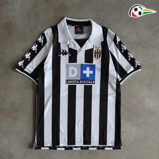 Camiseta ZIDANE 21 Juventus Qualidade Premium Home 1999/00 Classicas Preto/Branco Camiseta ZIDANE 21 Juventus Qualidade Premium Home 1999/00 Classicas Preto/Branco