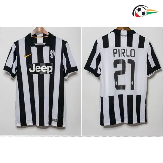 Camisola PIRLO 21 Juventus Qualidade TAILANDESA Local 2014/15 Retro Preto/Branco Camisola PIRLO 21 Juventus Qualidade TAILANDESA Local 2014/15 Retro Preto/Branco