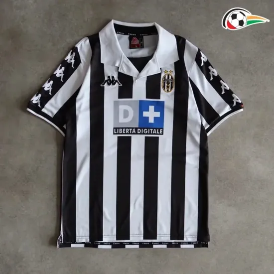 Del Piero 10 Juventus Camisola Replicas Local Primeiro Kit 1999/00 Retro Preto/Branco Del Piero 10 Juventus Camisola Replicas Local Primeiro Kit 1999/00 Retro Preto/Branco
