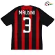 Camiseta MALDINI 3 AC Milan Qualidade TAILANDESA Home Primeiro Kit 2008/09 Classicas Vermelho/Preto Camiseta MALDINI 3 AC Milan Qualidade TAILANDESA Home Primeiro Kit 2008/09 Classicas Vermelho/Preto
