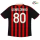 RONALDINHO 80 AC Milan Camisola Qualidade Premium Primeiro Kit 2009/10 Retro Vermelho/Preto RONALDINHO 80 AC Milan Camisola Qualidade Premium Primeiro Kit 2009/10 Retro Vermelho/Preto