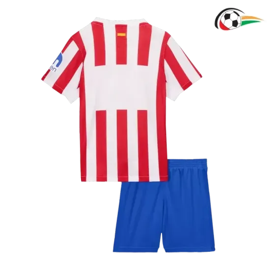 Atlético de Madrid Camisola Replicas Local 2025/26 Niños Vermelho/Branco