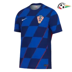 Camisa Croacia Qualidade AAA Away Segundo Kit 2024 Azul