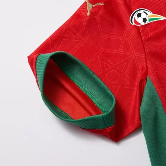 Camiseta Marruecos Qualidade Premium Local Primeiro Kit 2025 Vermelho Camiseta Marruecos Qualidade Premium Local Primeiro Kit 2025 Vermelho