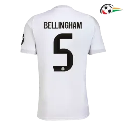 Camisola BELLINGHAM 5 Real Madrid Qualidade Premium Local Primeiro Kit 2025/26 Branco