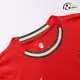 Equipacione Portugal Futebol Home Primeiro Kit 2025 Mulher Vermelho