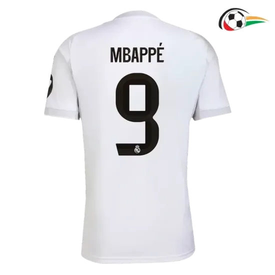 MBAPPÉ 9 Real Madrid Equipacione Qualidade AAA Home Primeiro Kit 2025/26 Branco MBAPPÉ 9 Real Madrid Equipacione Qualidade AAA Home Primeiro Kit 2025/26 Branco