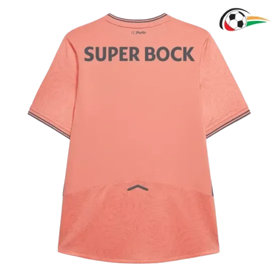 Porto Camisa Baratas Visitante Segundo Kit 2025/26 Rosa