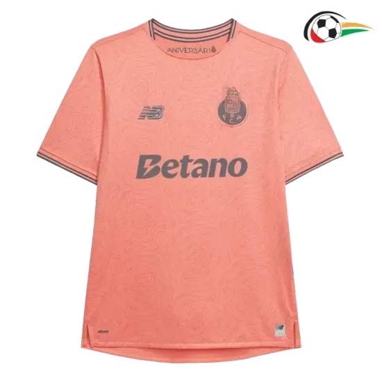 Porto Camisa Baratas Visitante Segundo Kit 2025/26 Rosa