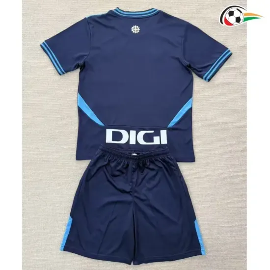 Athletic de Bilbao Camisola Qualidade Premium Visitante 2025/26 (Camisola + Calções)  Azul