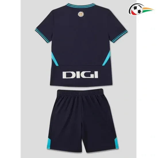 Athletic de Bilbao Camisola Qualidade Premium Visitante 2025/26 (Camisola + Calções)  Azul