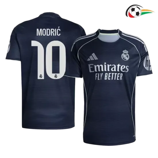MODRIĆ 10 Real Madrid Camisola Qualidade TAILANDESA Away 2025/26 Azul