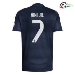 VINI JR. 7 Real Madrid Camisa Qualidade AAA Away Segundo Kit 2025/26 Azul