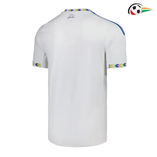 Camiseta Leeds United Qualidade Premium Home Primeiro Kit 2025/26 Branco