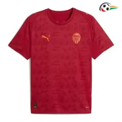 Valencia Camisa Futebol 2025/26 Vermelho