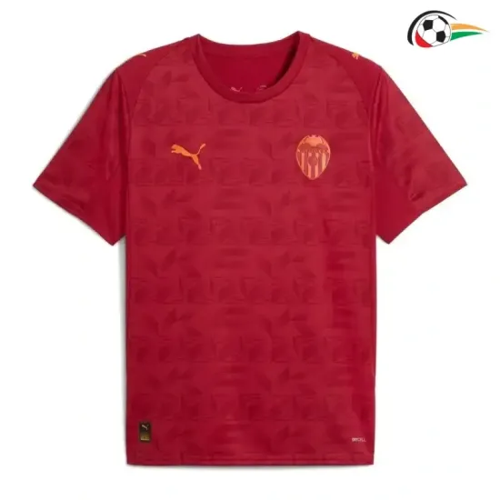 Valencia Camisa Futebol 2025/26 Vermelho