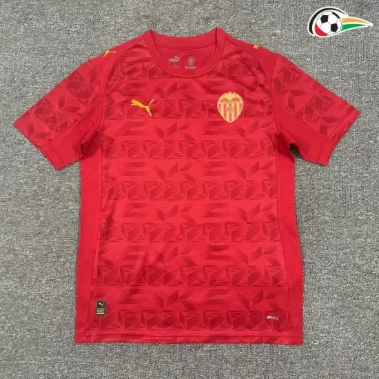 Valencia Camisa Futebol 2025/26 Vermelho