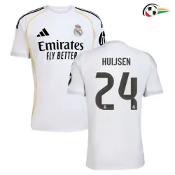 HUIJSEN 24 Real Madrid Equipacione Qualidade AAA Primeiro Kit 2025/26 Branco