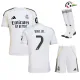 VINI JR. 7 Real Madrid Camisa Qualidade AAA Home Primeiro Kit 2025/26 Niños Branco