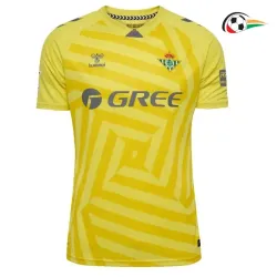 Camiseta Real Betis Replicas do Guarda-Redes 2025/26 com Patch da La Liga Amarelo