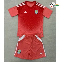 Camisola Aston Villa Qualidade Premium do Guarda-Redes 2025/26 Niños com Patch da La Liga Laranja